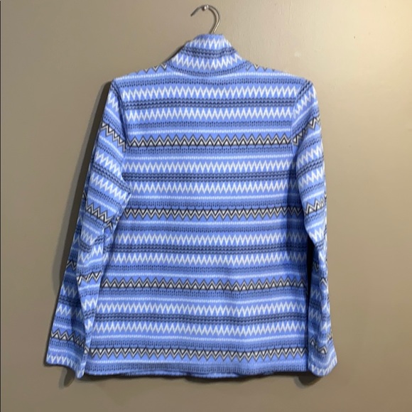 Fleece Jacket - light blue and grey - Picture 3 of 4
